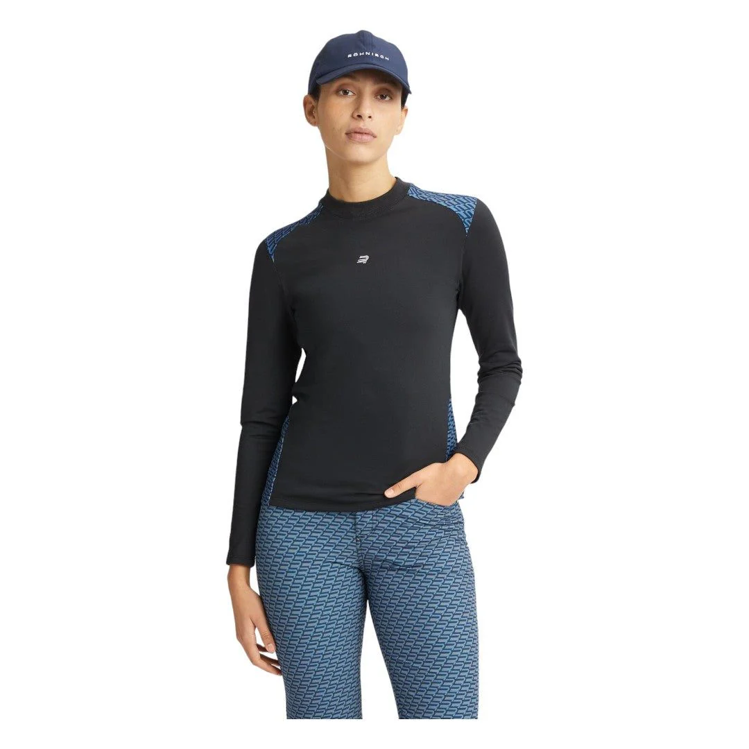 Rohnisch Ladies Eyra Brushed L/S Golf Top 112168 - Image 3