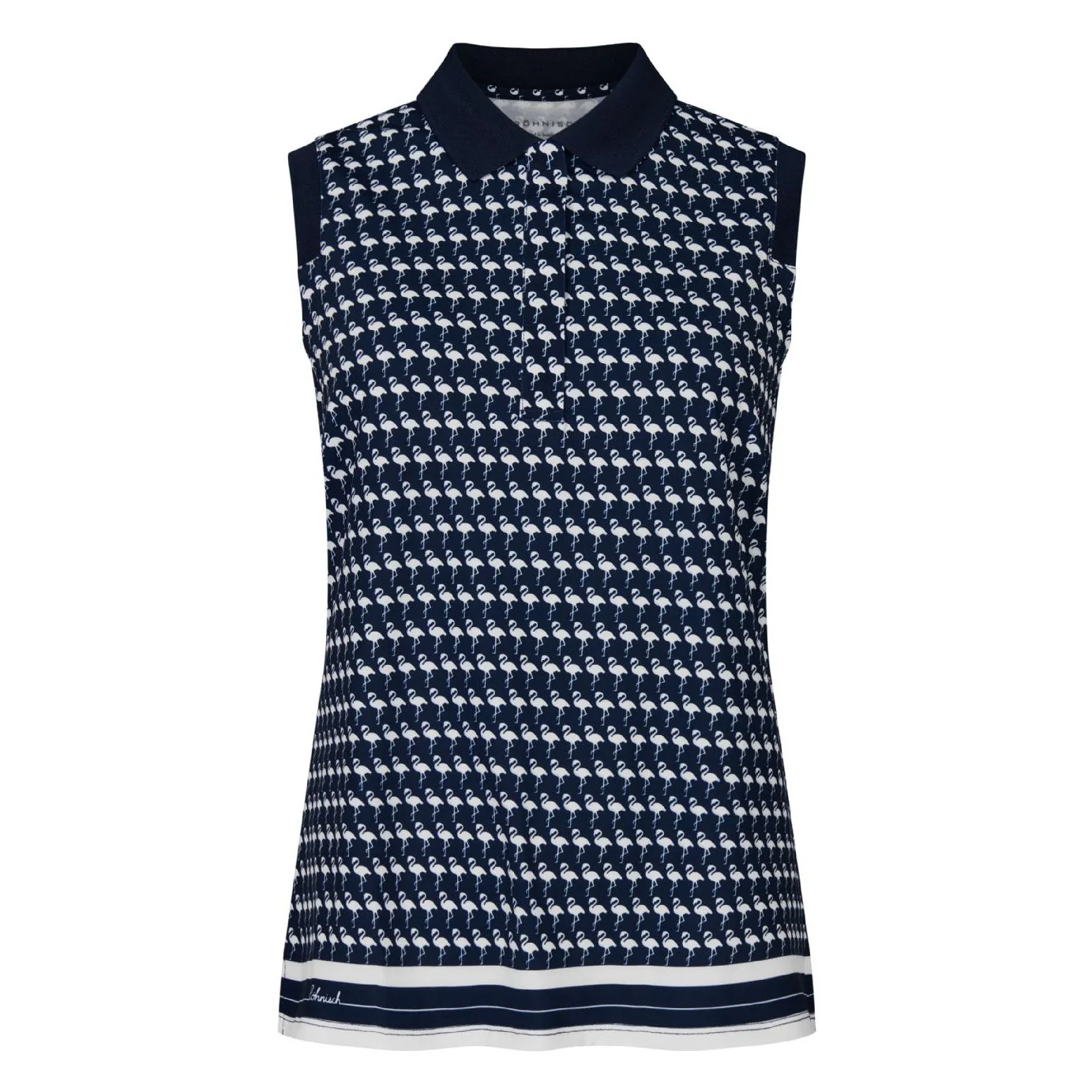 Rohnisch Ladies Sleeveless Deni Golf Polo Shirt 111522 - Image 2
