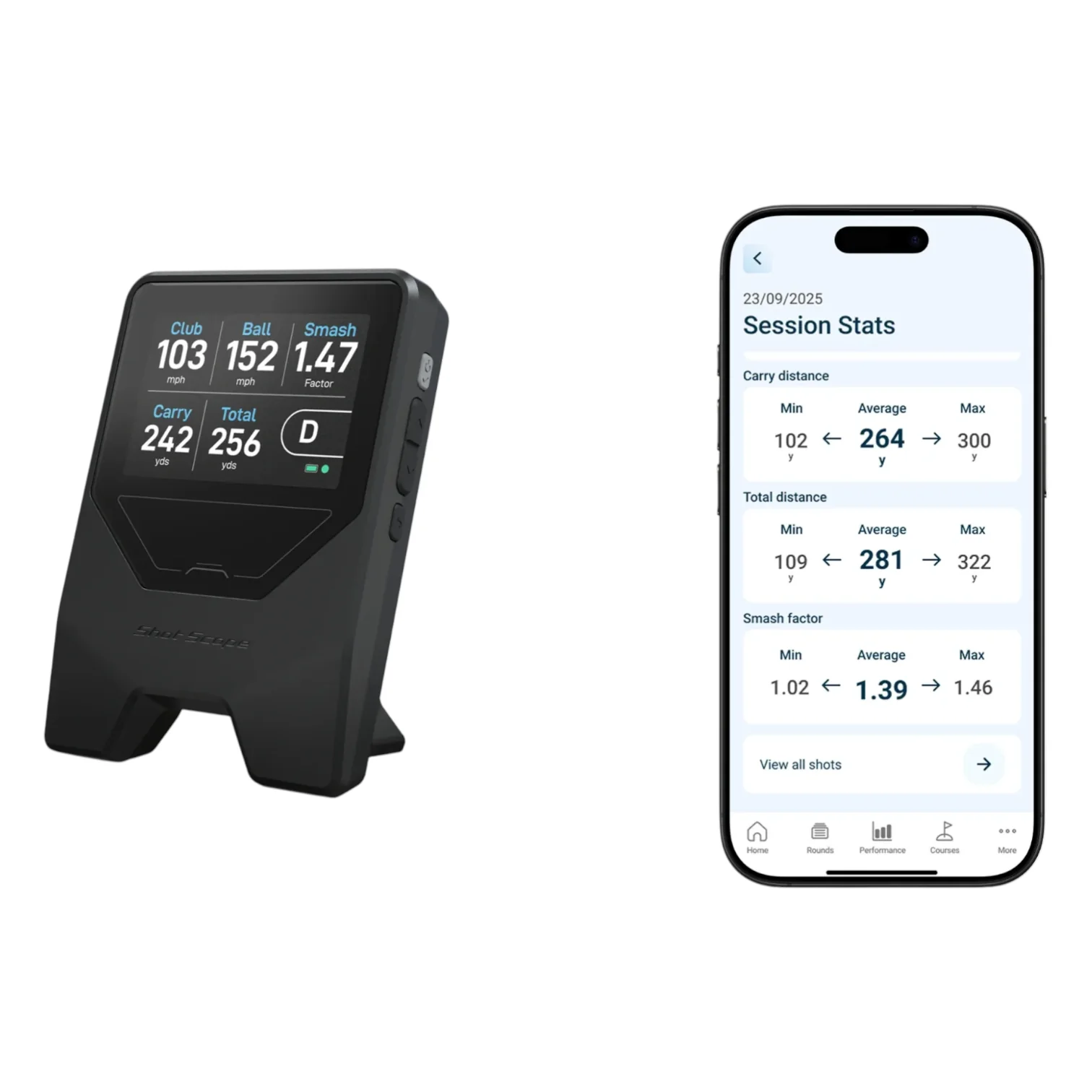 Shot Scope LM1 Golf Launch Monitor - Image 4