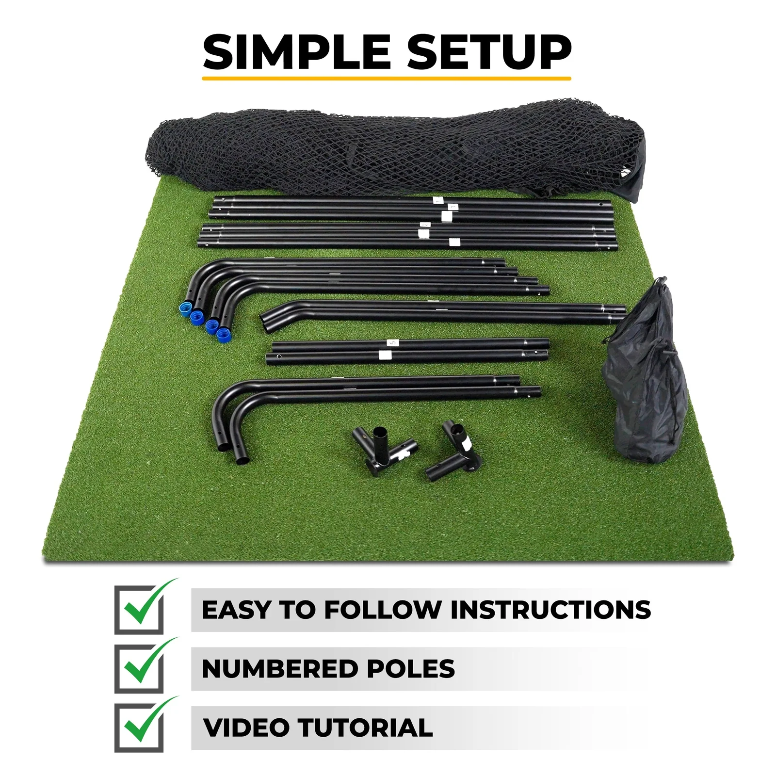 SimSpace Deluxe Golf Practice Net - Image 3
