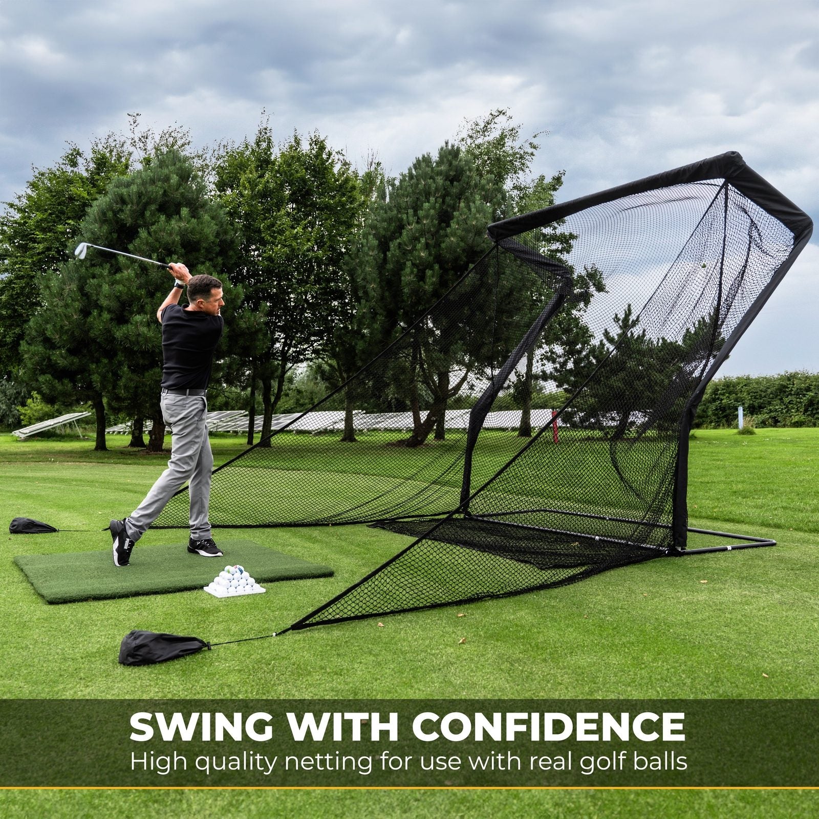 SimSpace Deluxe Golf Practice Net - Image 4