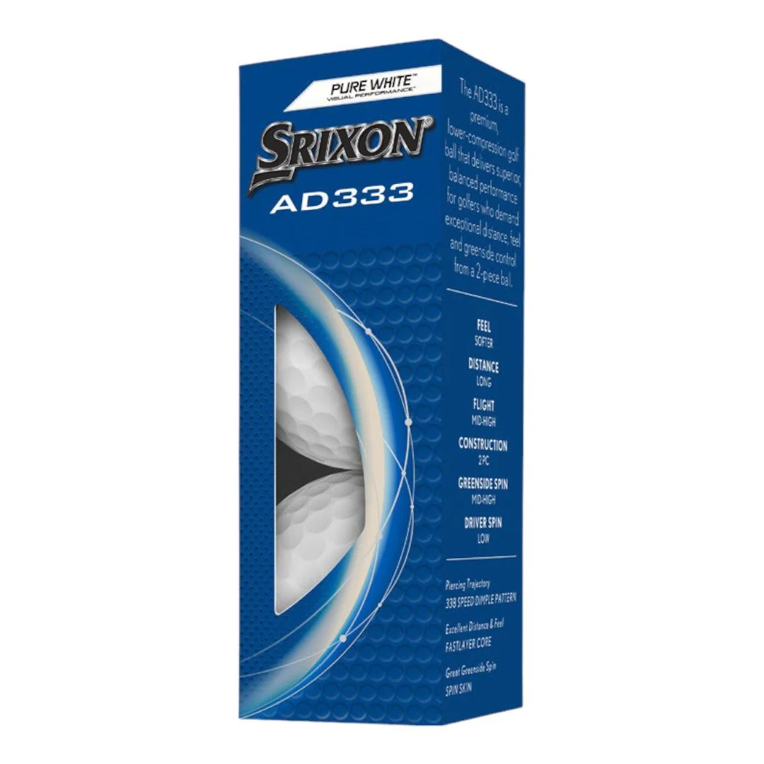 Srixon AD333 Golf Balls | White - Image 2