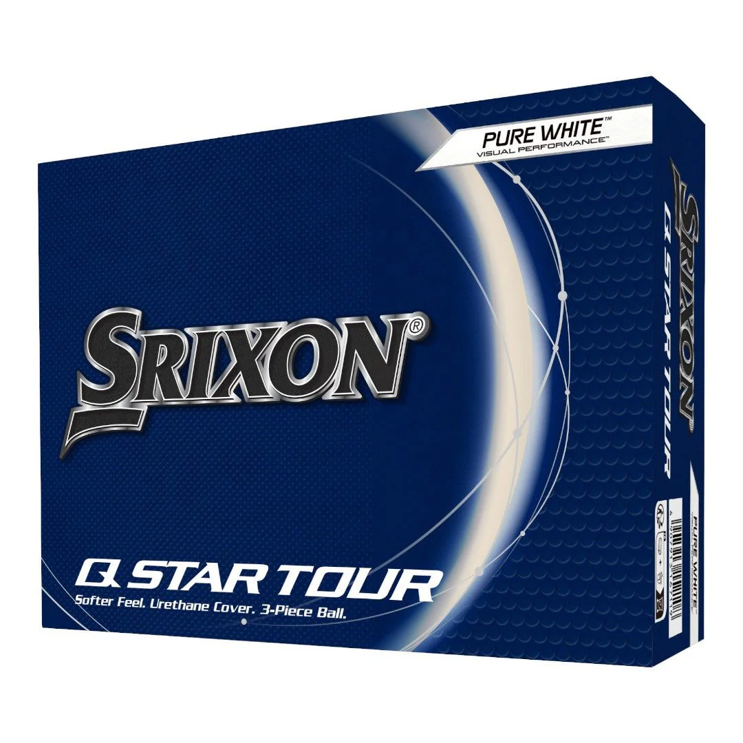 Srixon Q-Star Tour Golf Balls | Pure White