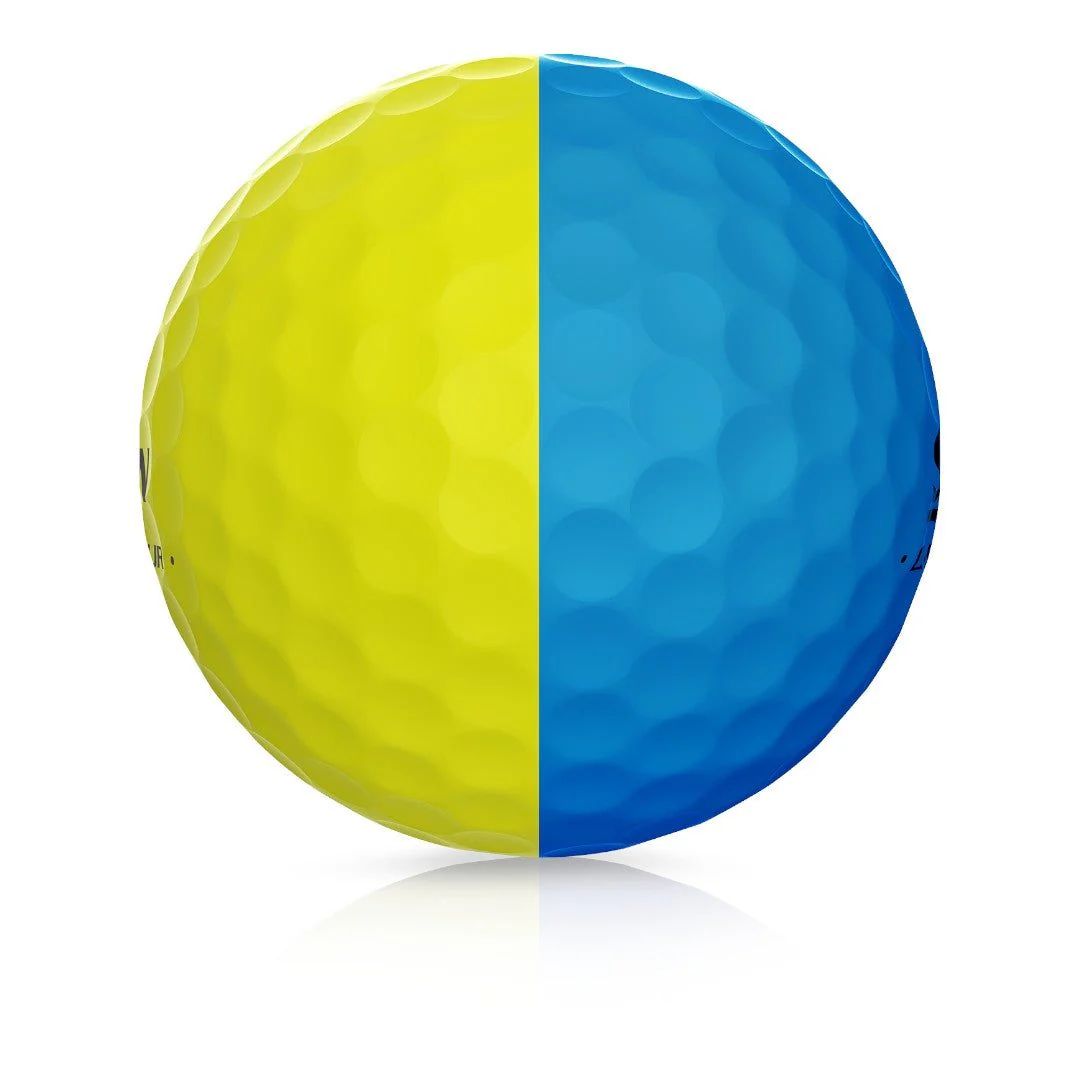 Srixon Q Star Tour Divide 2 Golf Balls | Blue/Yellow - Image 3
