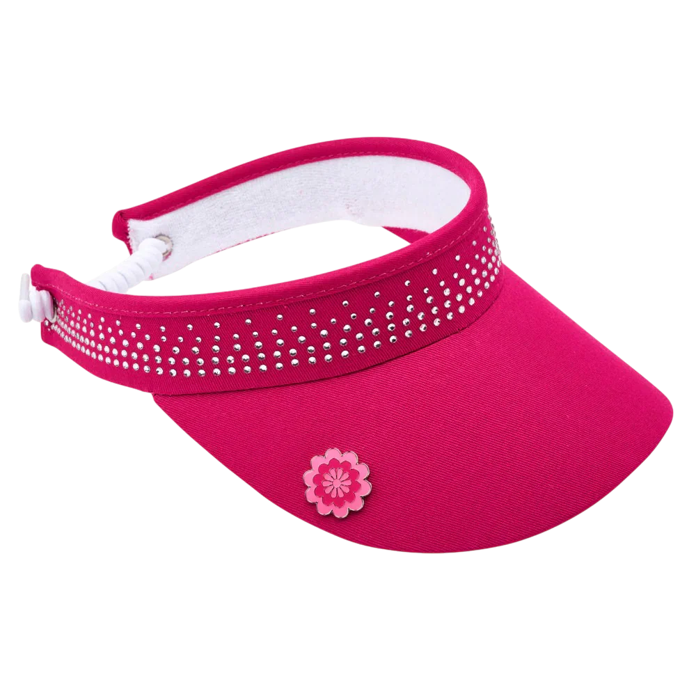 Surprizeshop Crystal Telephone Wire Golf Visor TV008003