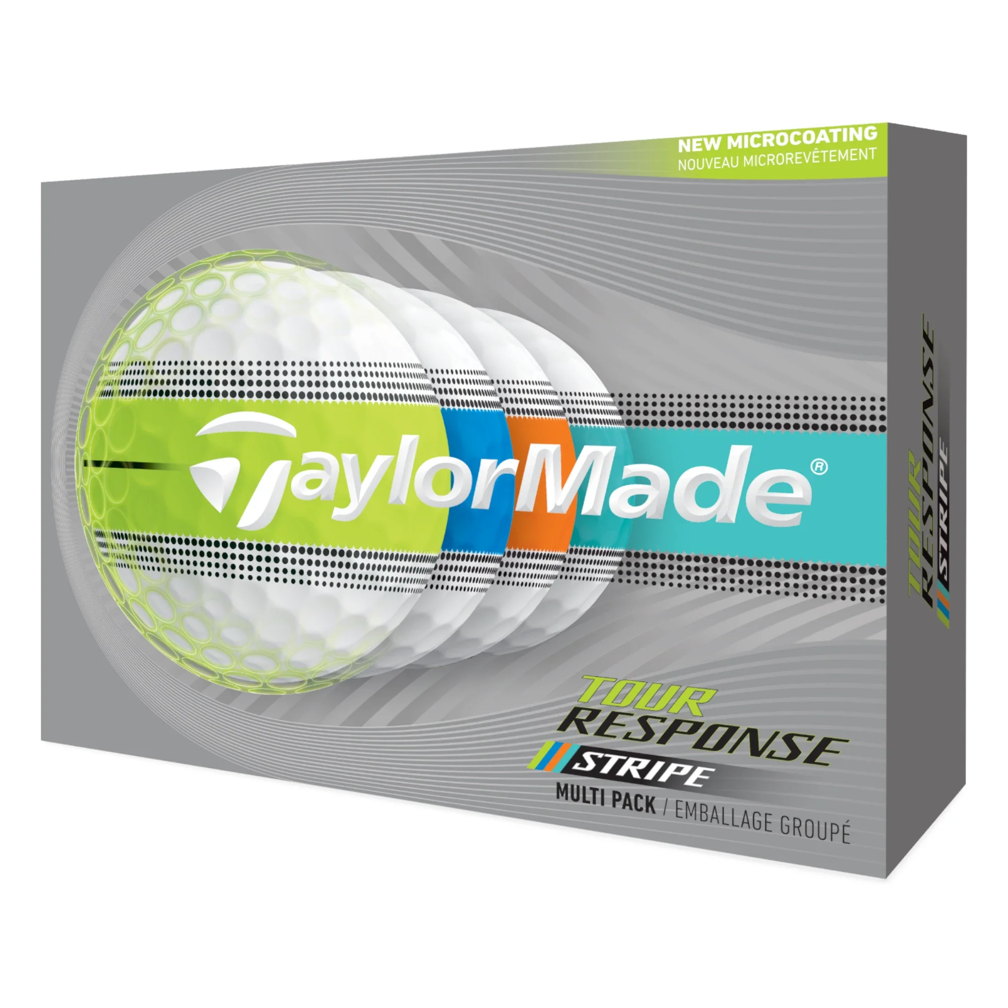 TaylorMade 2026 Tour Response Stripe Golf Balls | Multi