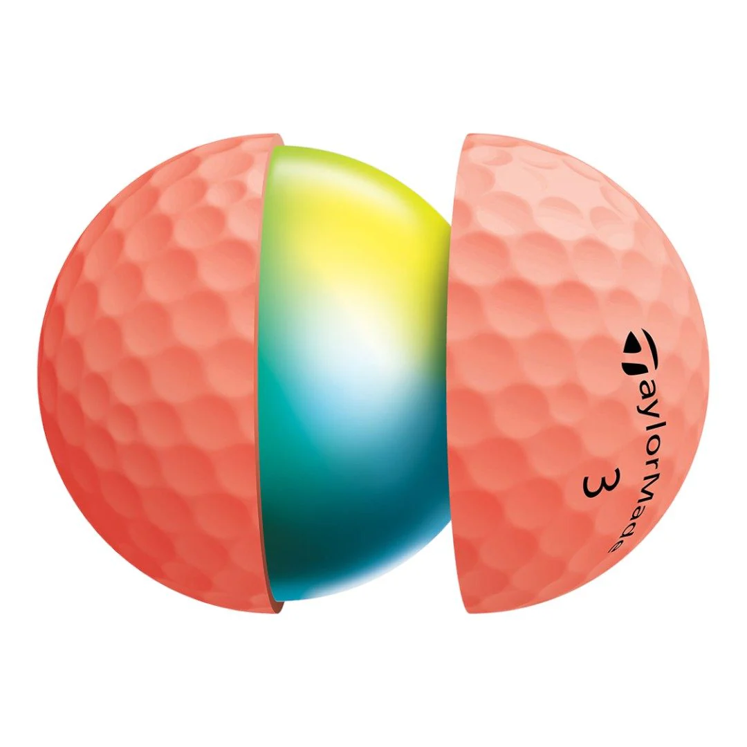 TaylorMade Ladies Kalea Golf Balls | Peach - Image 4
