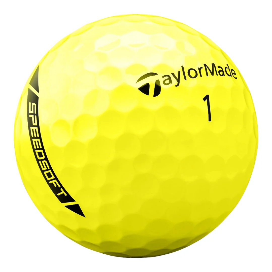 TaylorMade Speed Soft Golf Balls | Yellow - Image 4