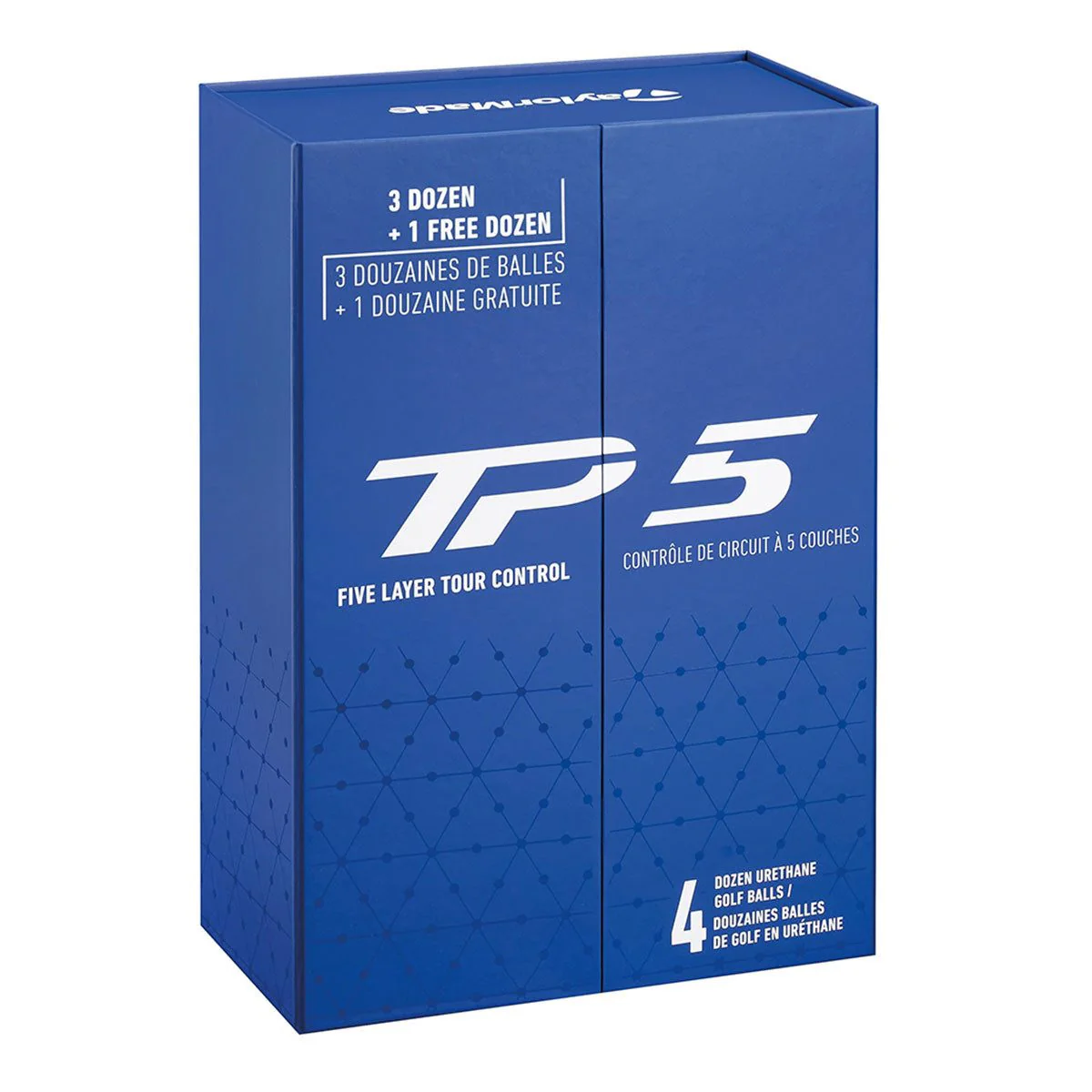 TaylorMade TP5 Athlete 4 FOR 3 Box Golf Balls | White
