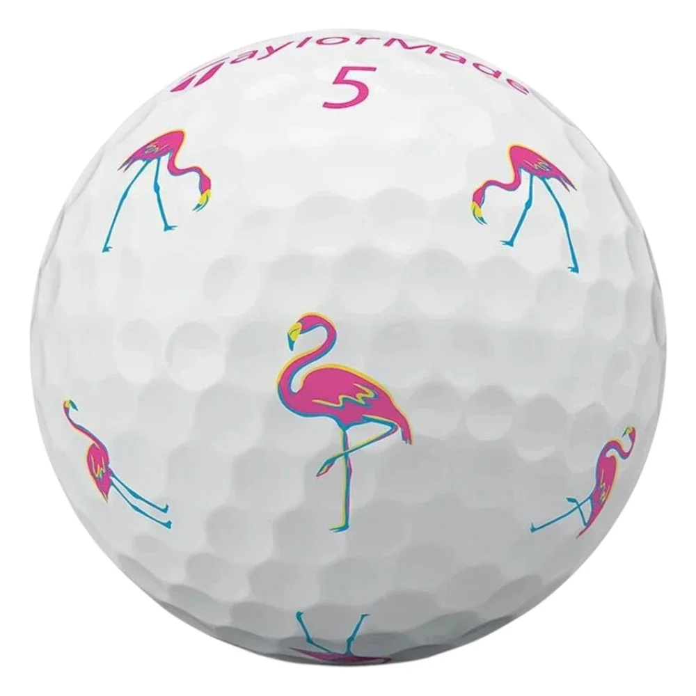 TaylorMade TP5 Flamingo Golf Balls - Image 5