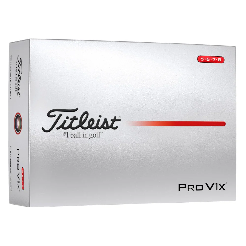 Titleist 2026 Pro V1x High Numbers Golf Balls | White