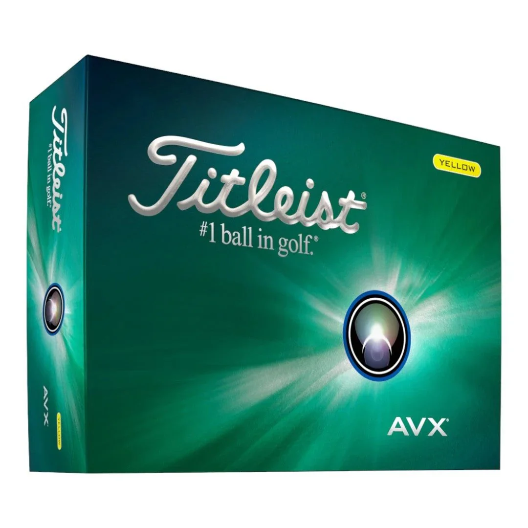 Titleist AVX Yellow Golf Balls | 2 Dozen Offer - Image 2