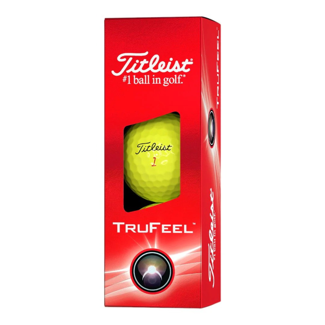 Titleist TruFeel Yellow Golf Balls | Double Dozen - Image 2