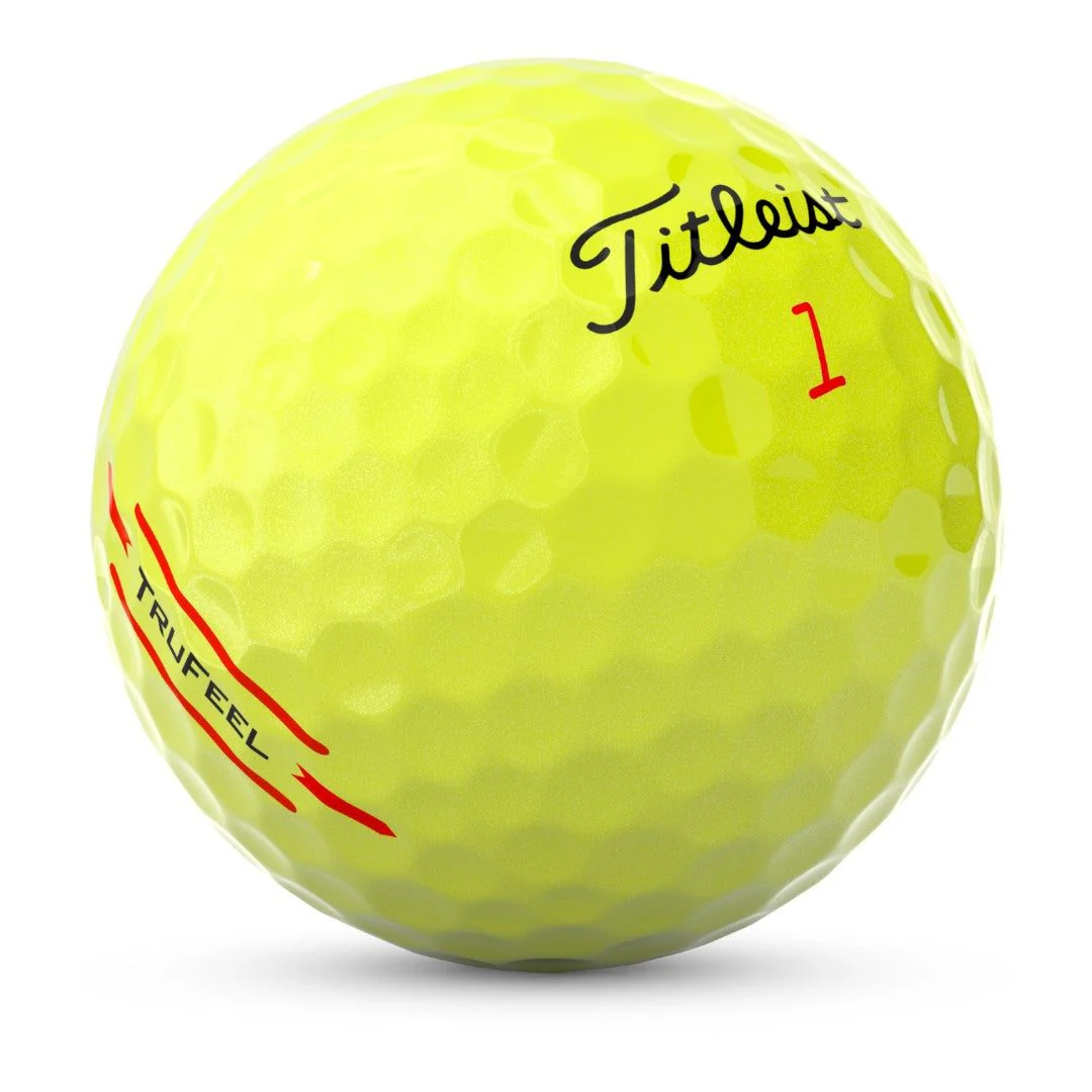 Titleist TruFeel Yellow Golf Balls | Double Dozen - Image 3
