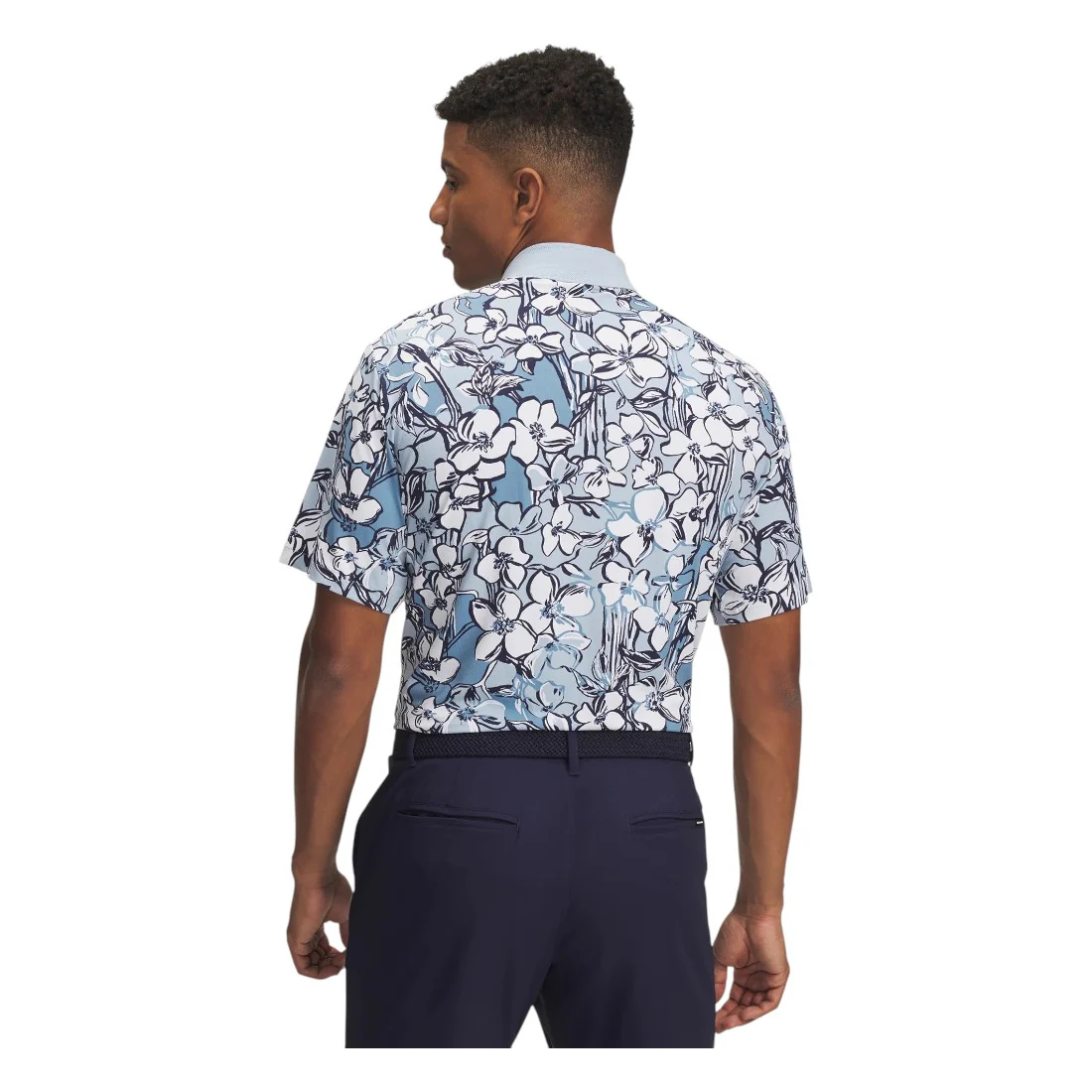Under Armour Drive Chill Printed Golf Polo Shirt 1389597 - Image 2