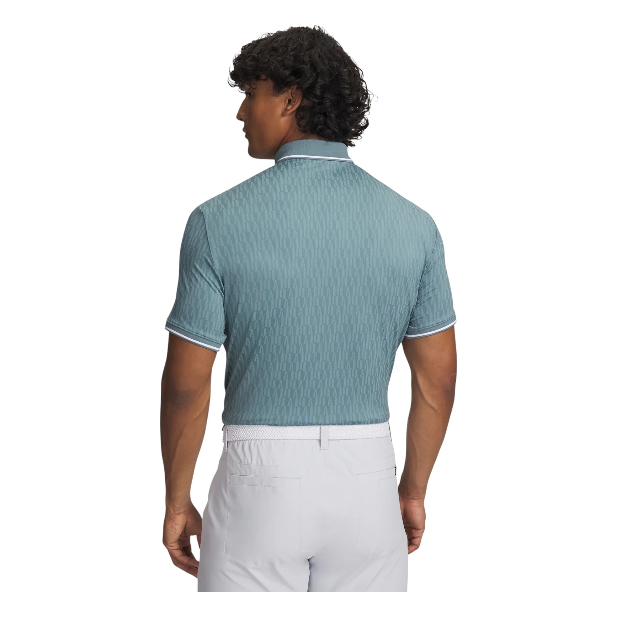 Under Armour Drive Sport Jacquard Golf Polo Shirt 6003720 - Image 2