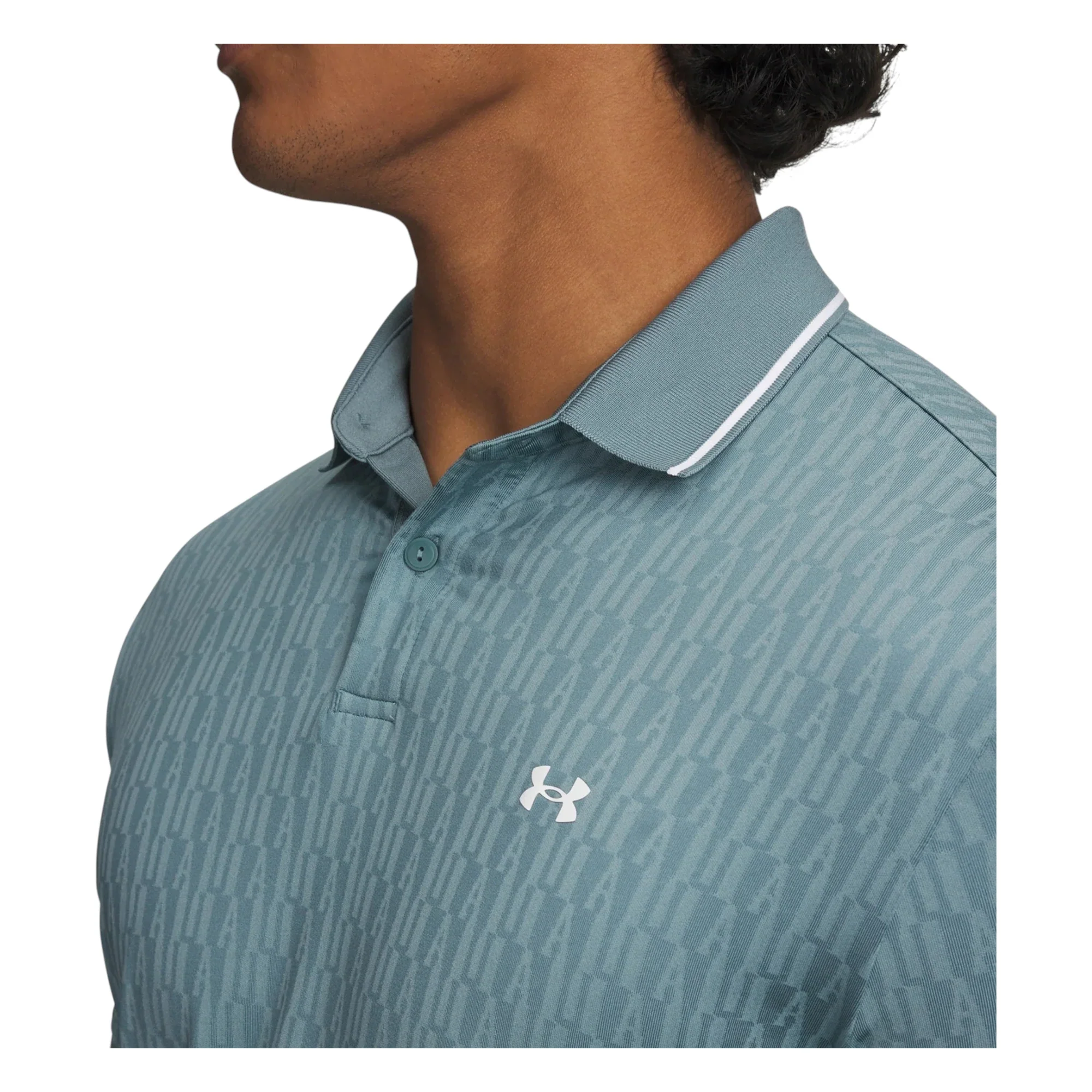 Under Armour Drive Sport Jacquard Golf Polo Shirt 6003720 - Image 4