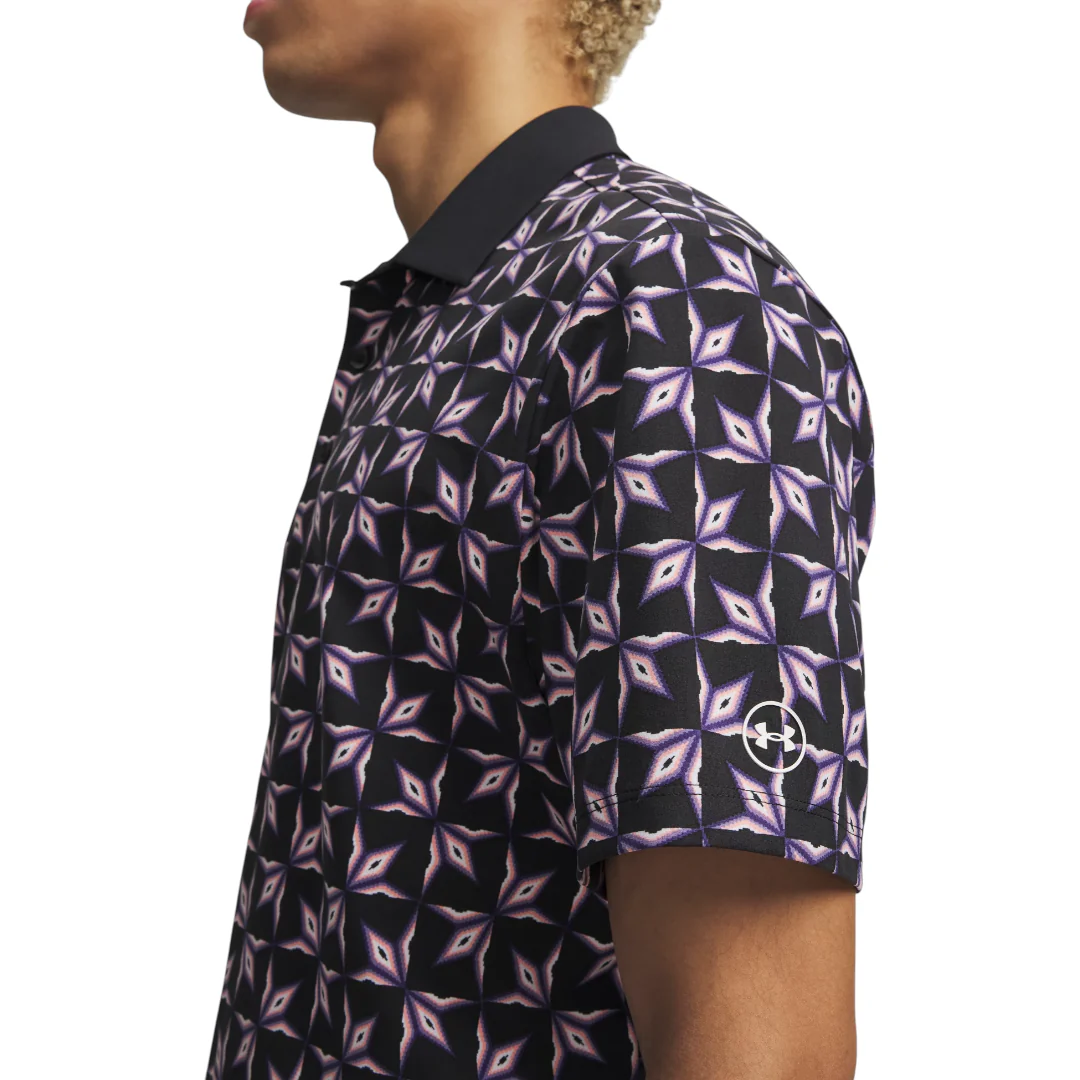 Under Armour Dry Printed Golf Polo Shirt 6009719 - Image 3