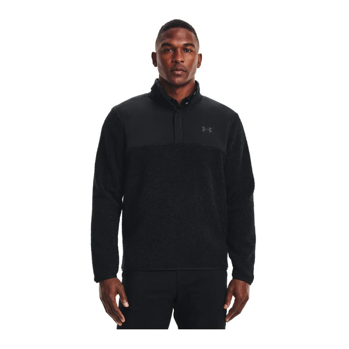 Under Armour Pile Sweater Fleece Golf Top 1366284 - Image 3