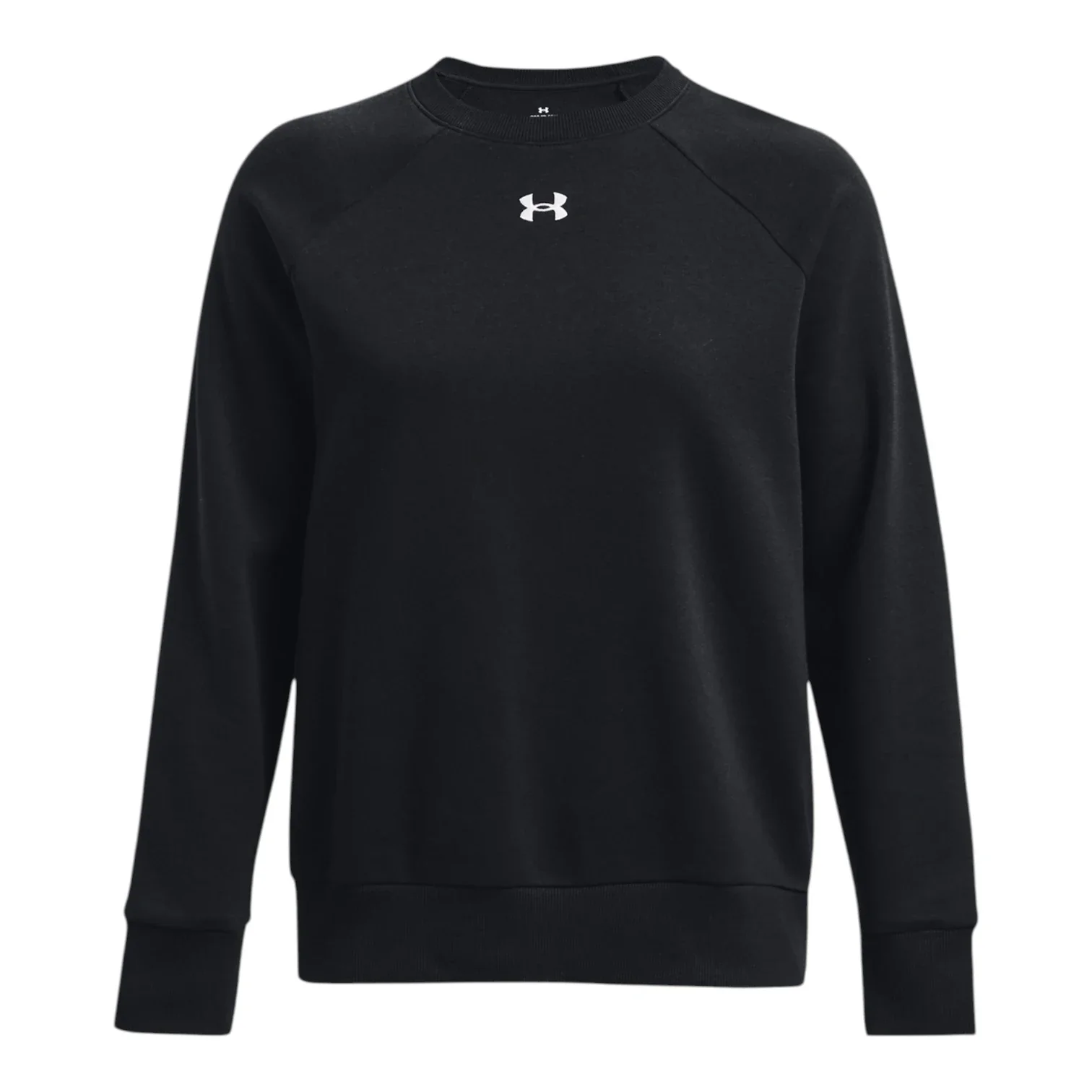Under Armour Ladies Rival Fleece Crew Golf Mid Layer 1379508 - Image 4
