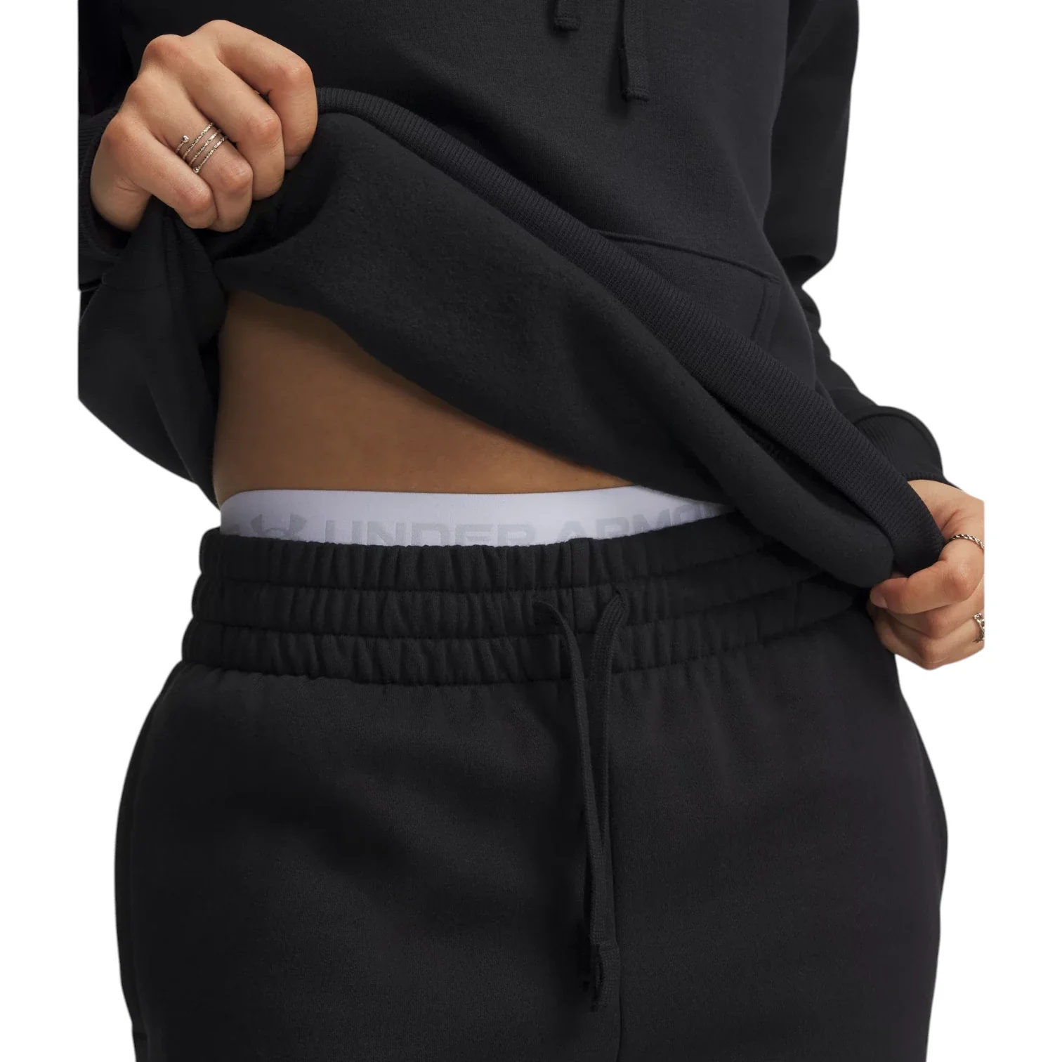 Under Armour Ladies Rival Fleece Golf Hoodie 1379500 - Image 3
