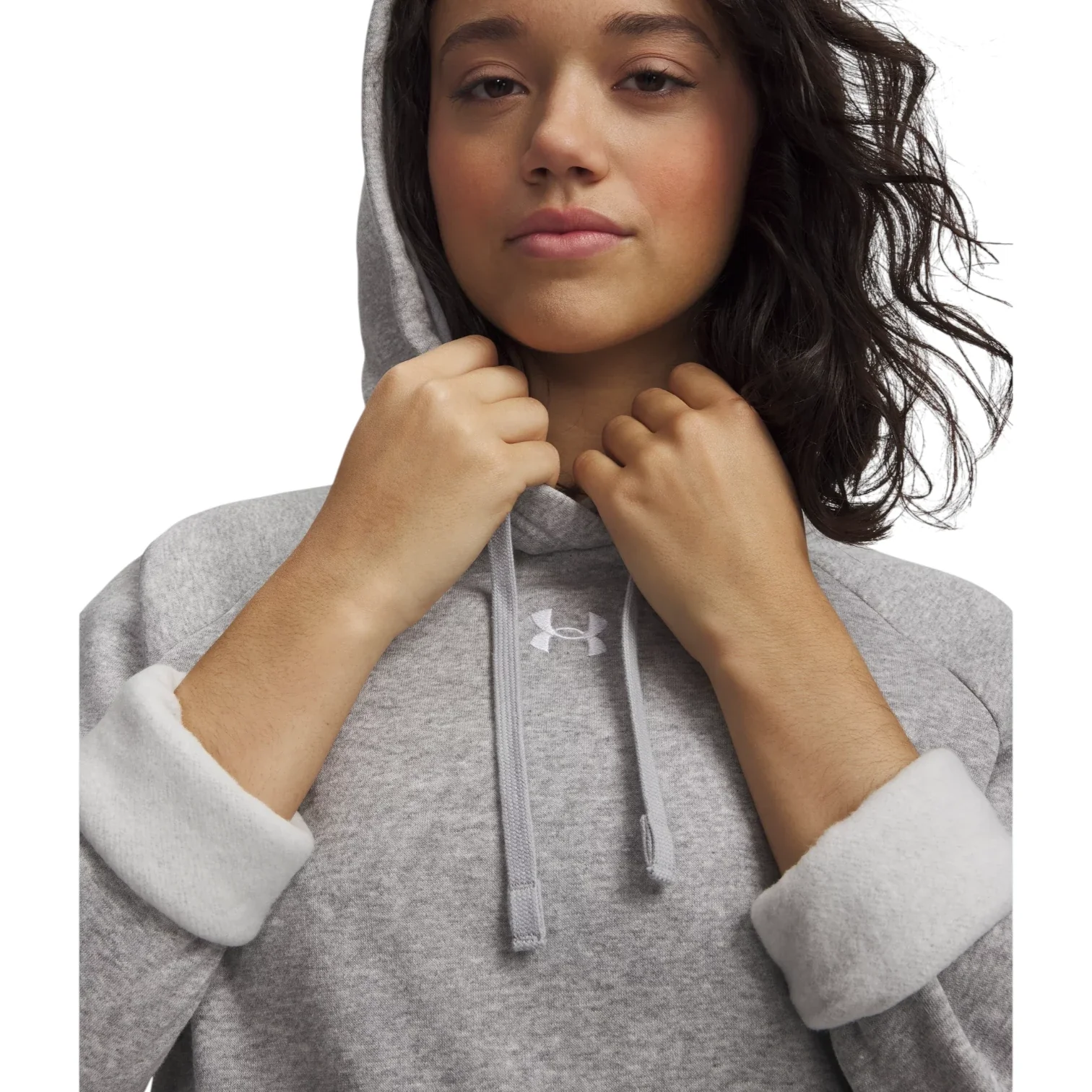 Under Armour Ladies Rival Fleece Golf Hoodie 1379500 - Image 3