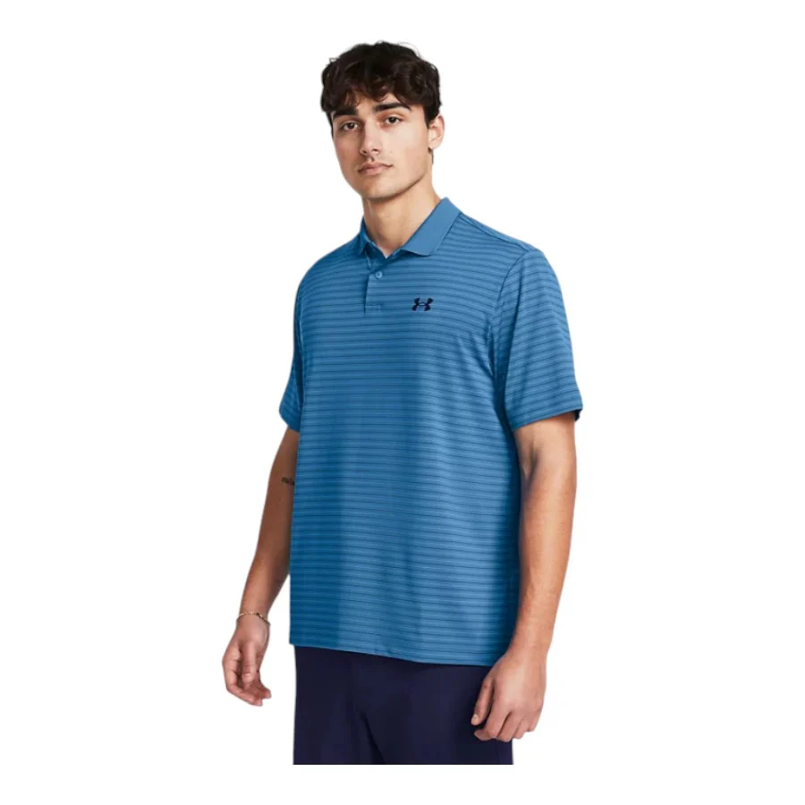 Under Armour Matchplay Stripe Golf Shirt 1377376 - Image 3