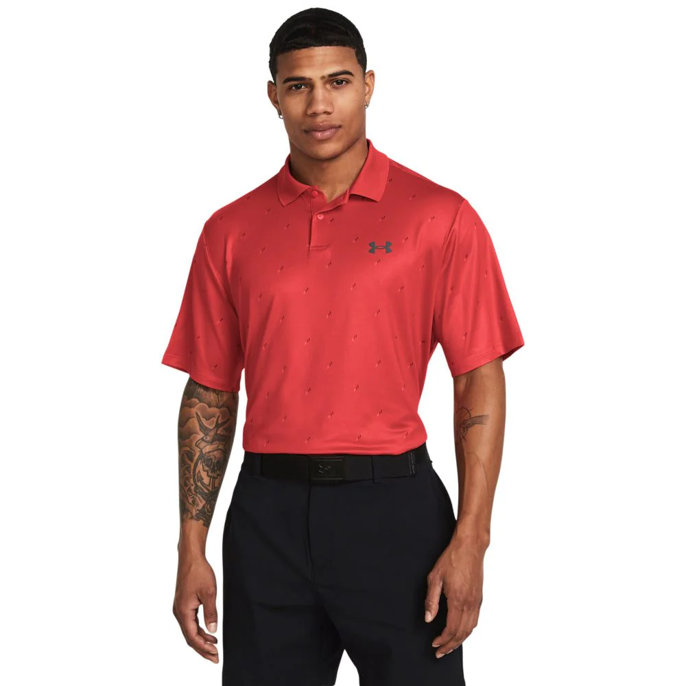 Under Armour Performance 3.0 Printed Golf Shirt 1377377 - Image 3