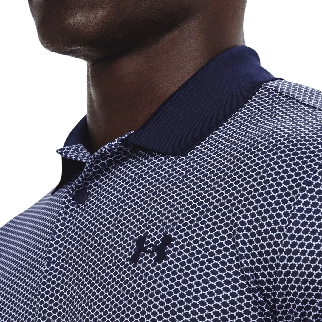 Under Armour Performance 3.0 Printed Golf Polo Shirt 1377377 - Image 5