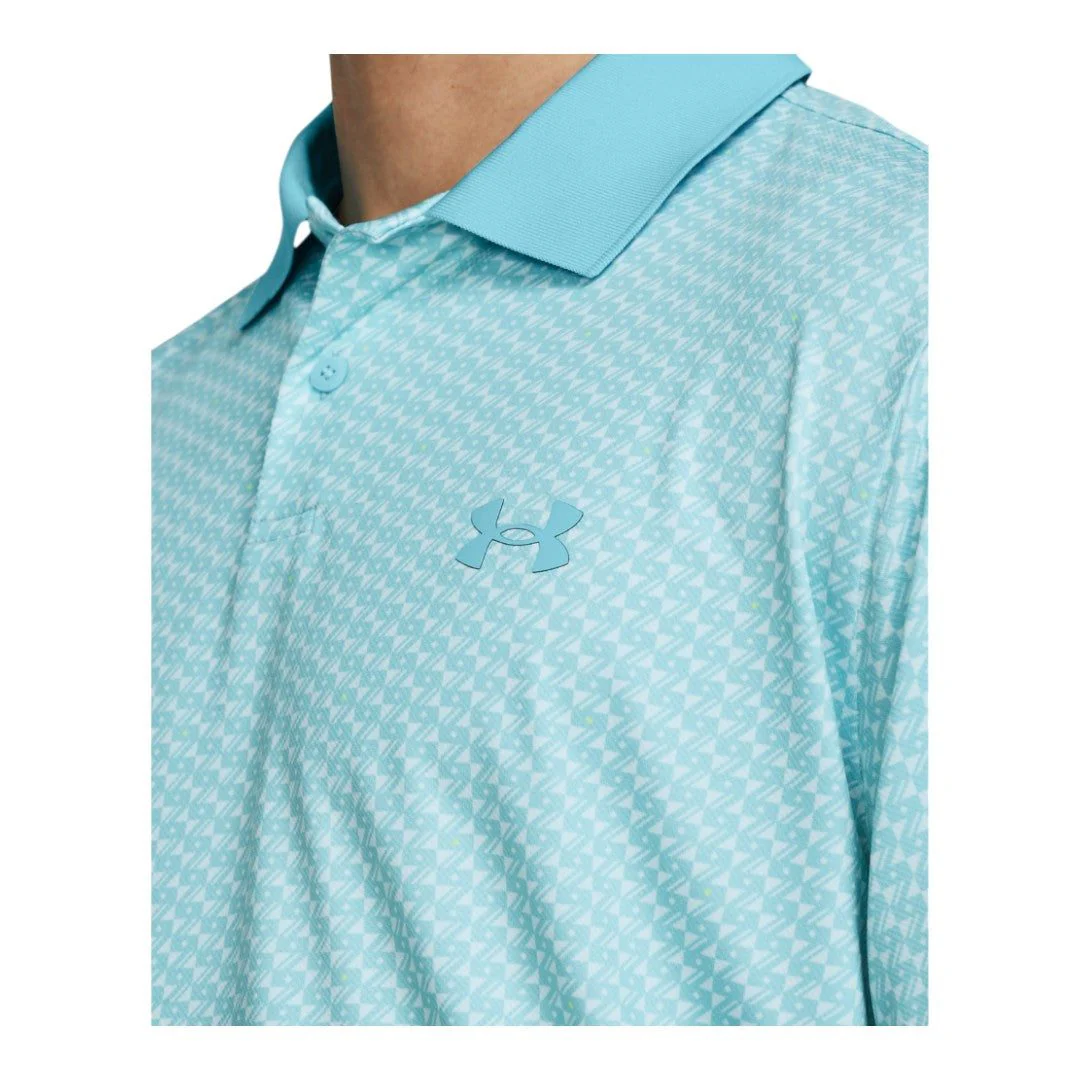 Under Armour Performance 3.0 Printed Golf Shirt 1377377 - Image 3
