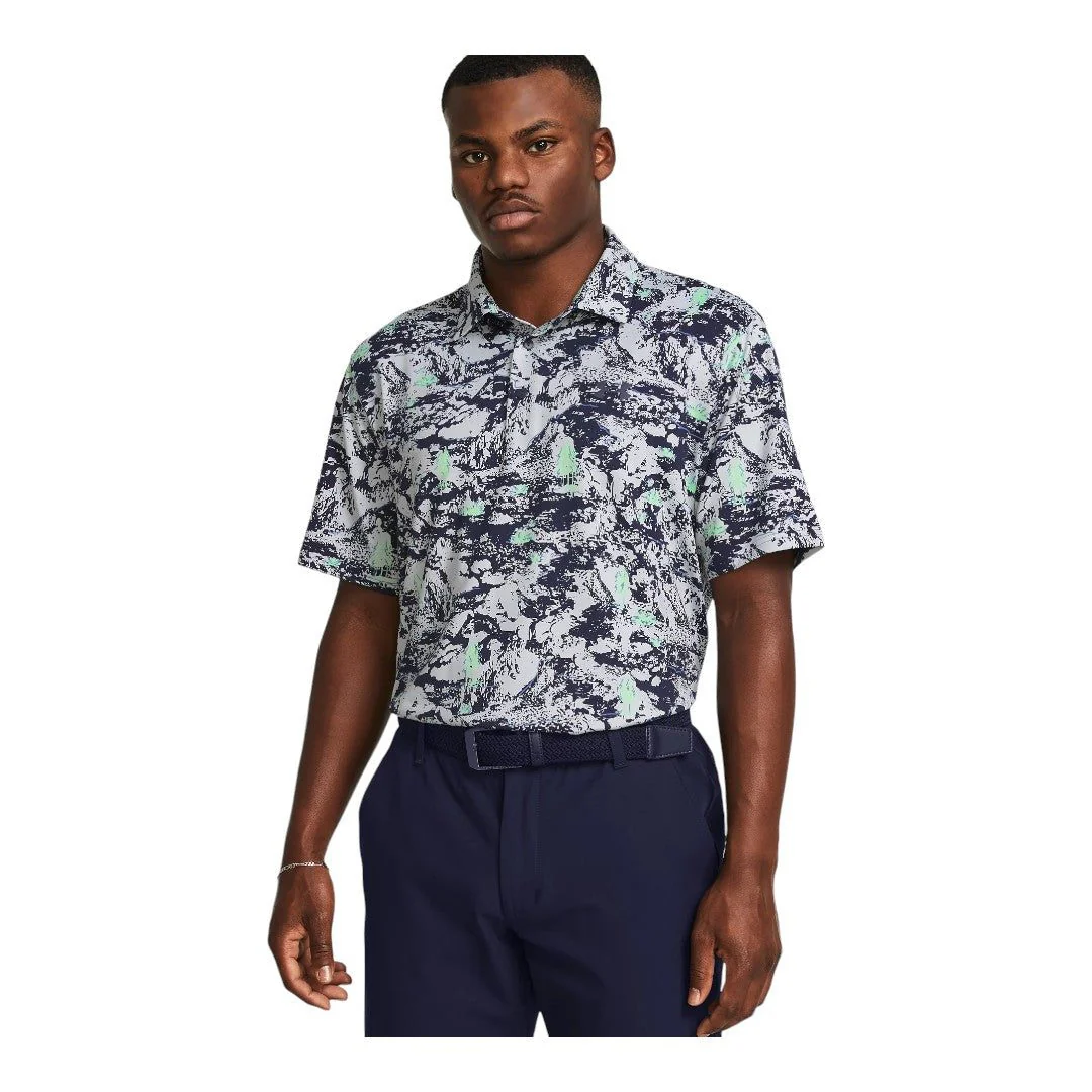 Under Armour Playoff Printed 3.0 Golf Polo Shirt 1378677 - Image 3