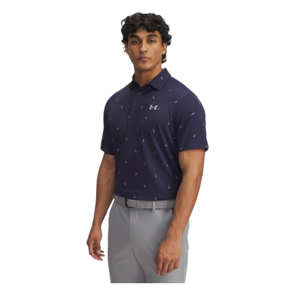 Under Armour Playoff 3.0 Printed Golf Polo Shirt 1378677