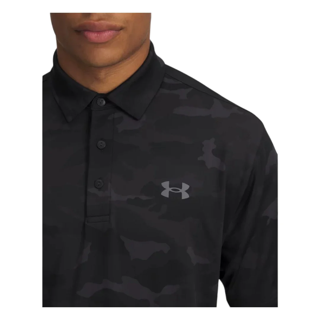 Under Armour Playoff 3.0 Printed Golf Polo Shirt 1378677 - Image 3