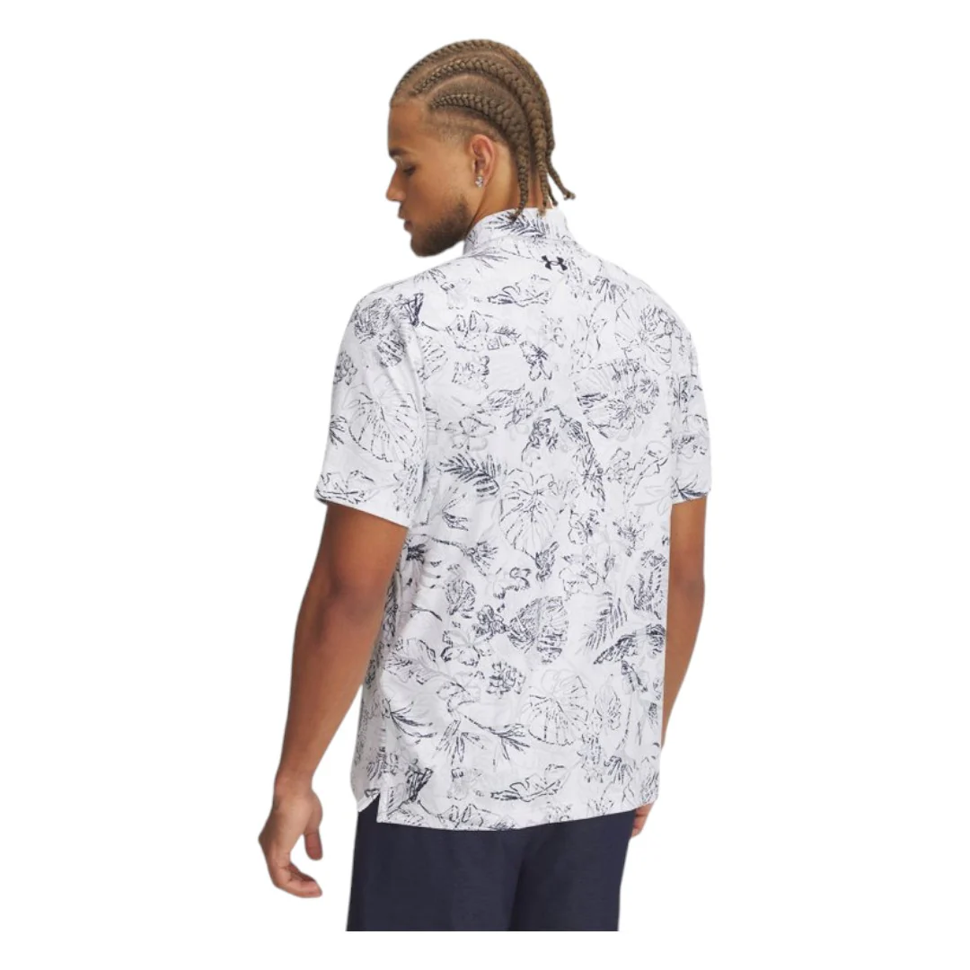 Under Armour Playoff 3.0 Printed Golf Polo Shirt 1378677 - Image 2