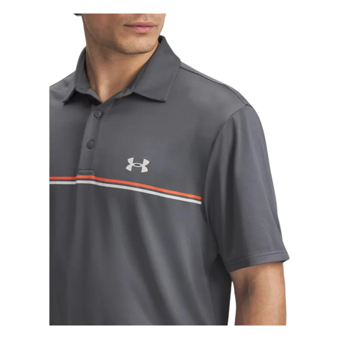 Under Armour Playoff 3.0 Stripe Golf Polo Shirt 1378676 - Image 3