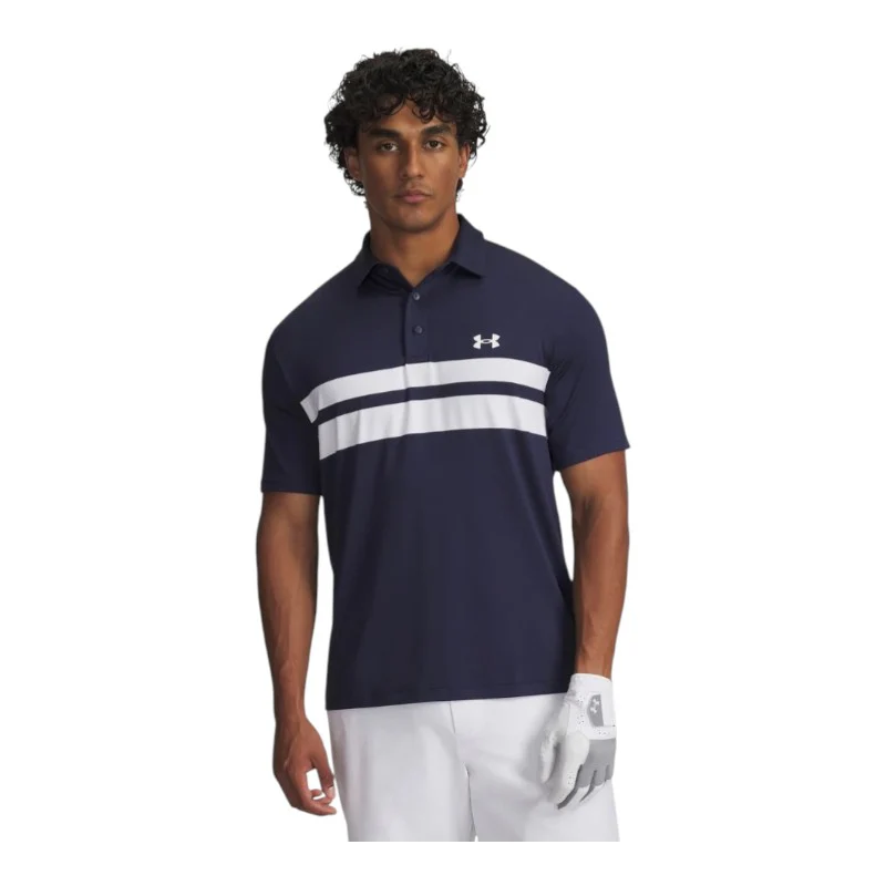 Under Armour Playoff 3.0 Stripe Golf Polo Shirt 1378676