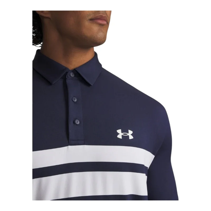 Under Armour Playoff 3.0 Stripe Golf Polo Shirt 1378676 - Image 2