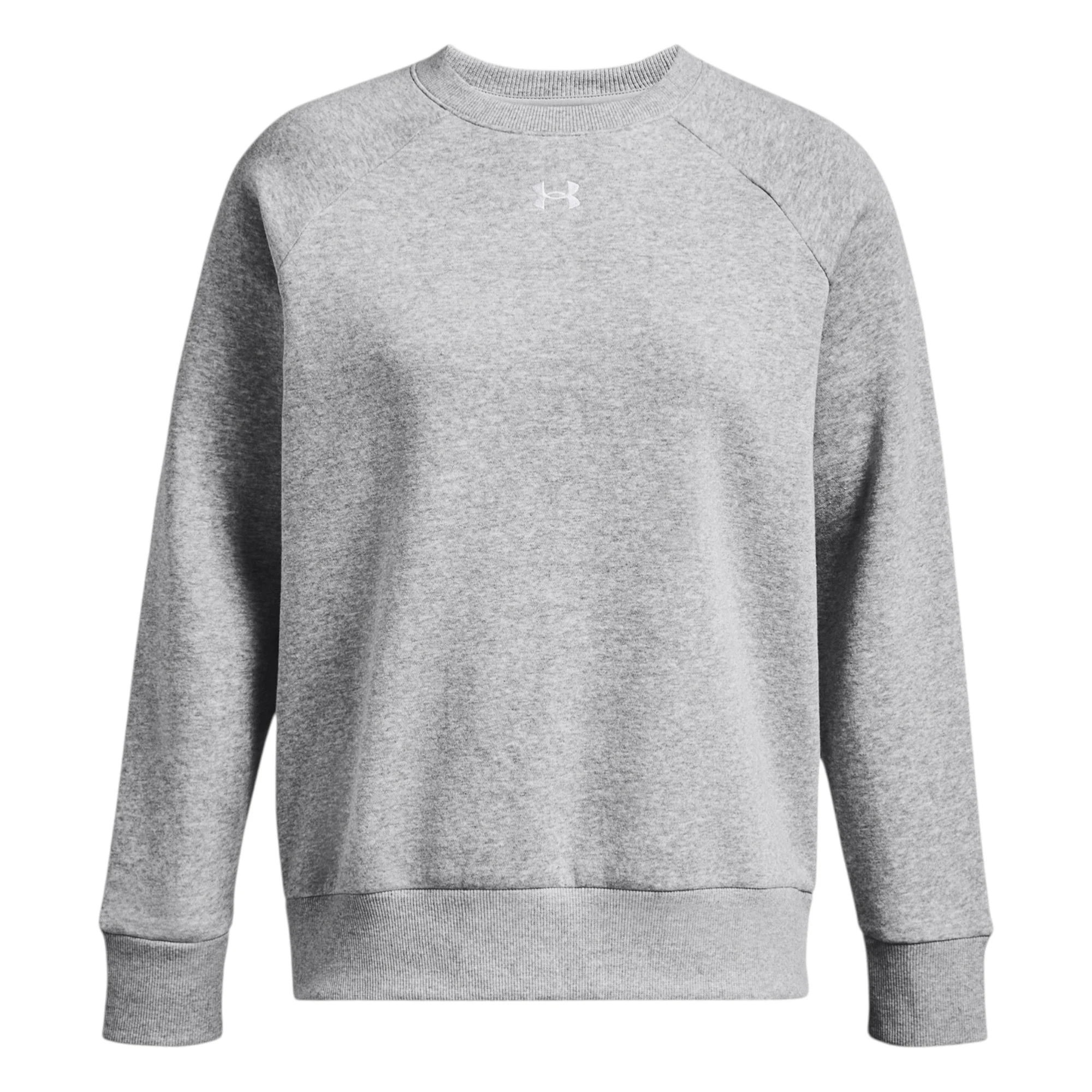 Under Armour Ladies Rival Fleece Crew Golf Mid Layer 1379508 - Image 5