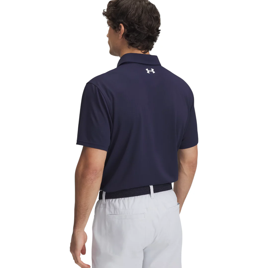 Under Armour Tee To Green Pique Golf Polo Shirt 1390123 - Image 2