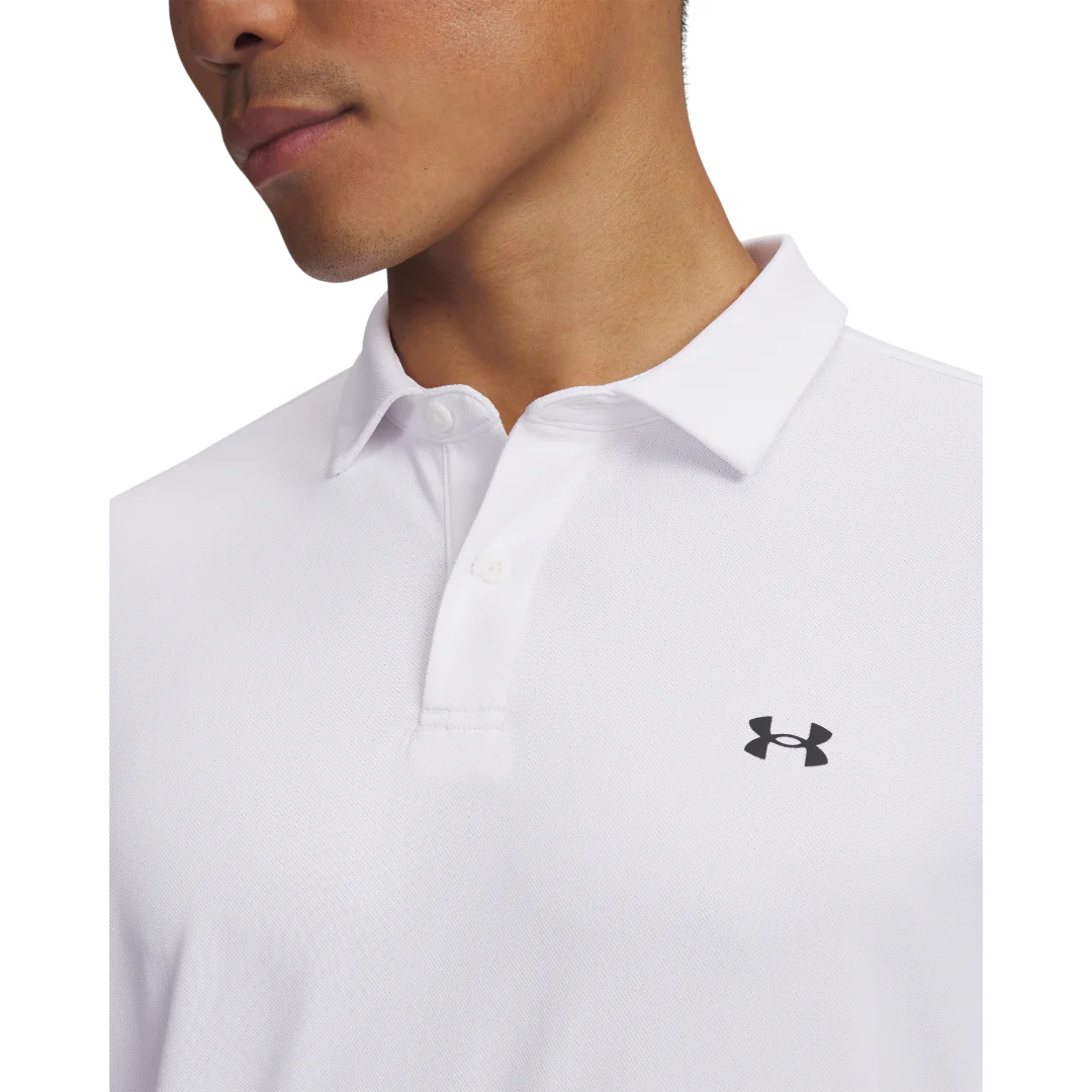 Under Armour Tee To Green Pique Golf Polo Shirt 6012303 - Image 3