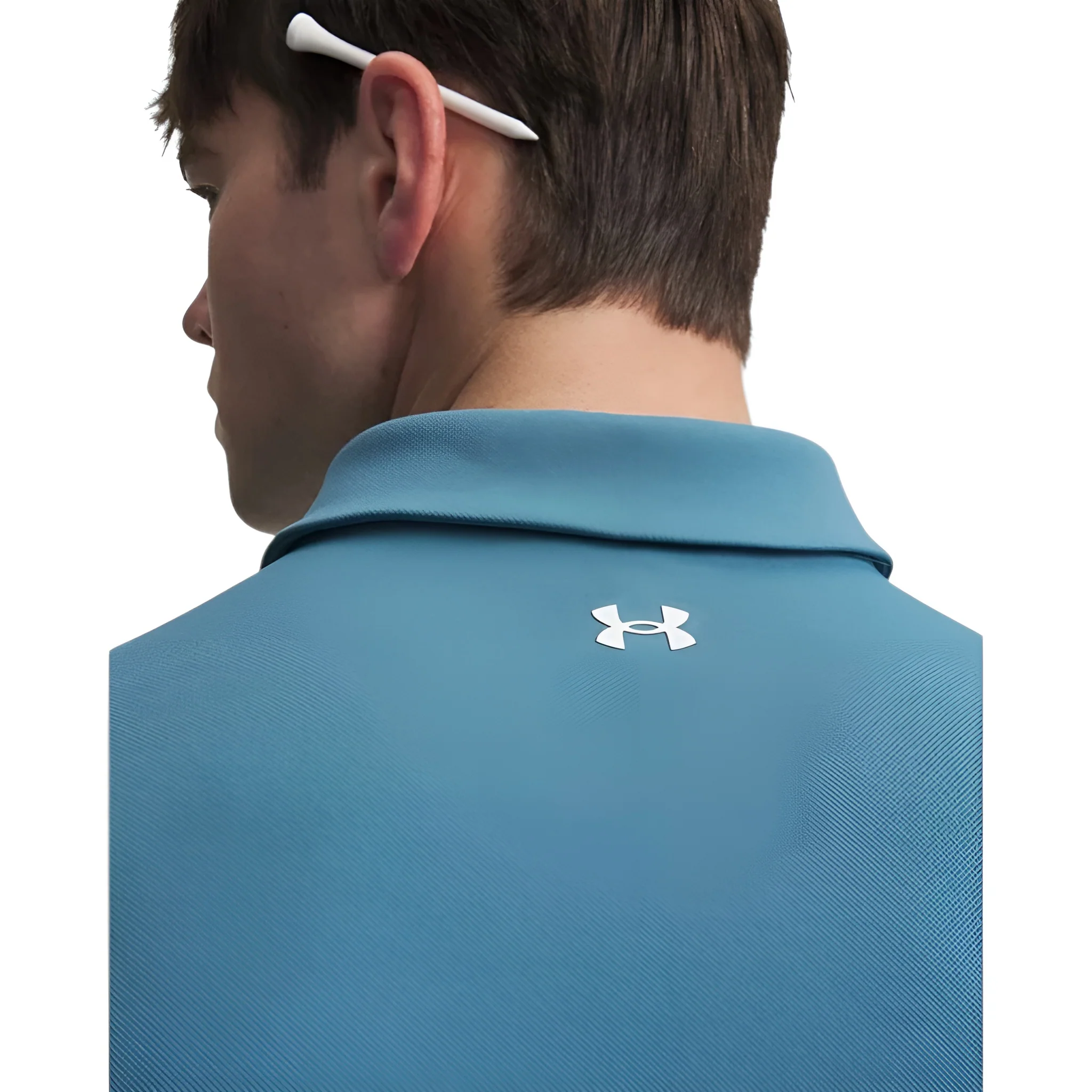 Under Armour Tee To Green Pique Polo Shirt 6012303 - Image 3