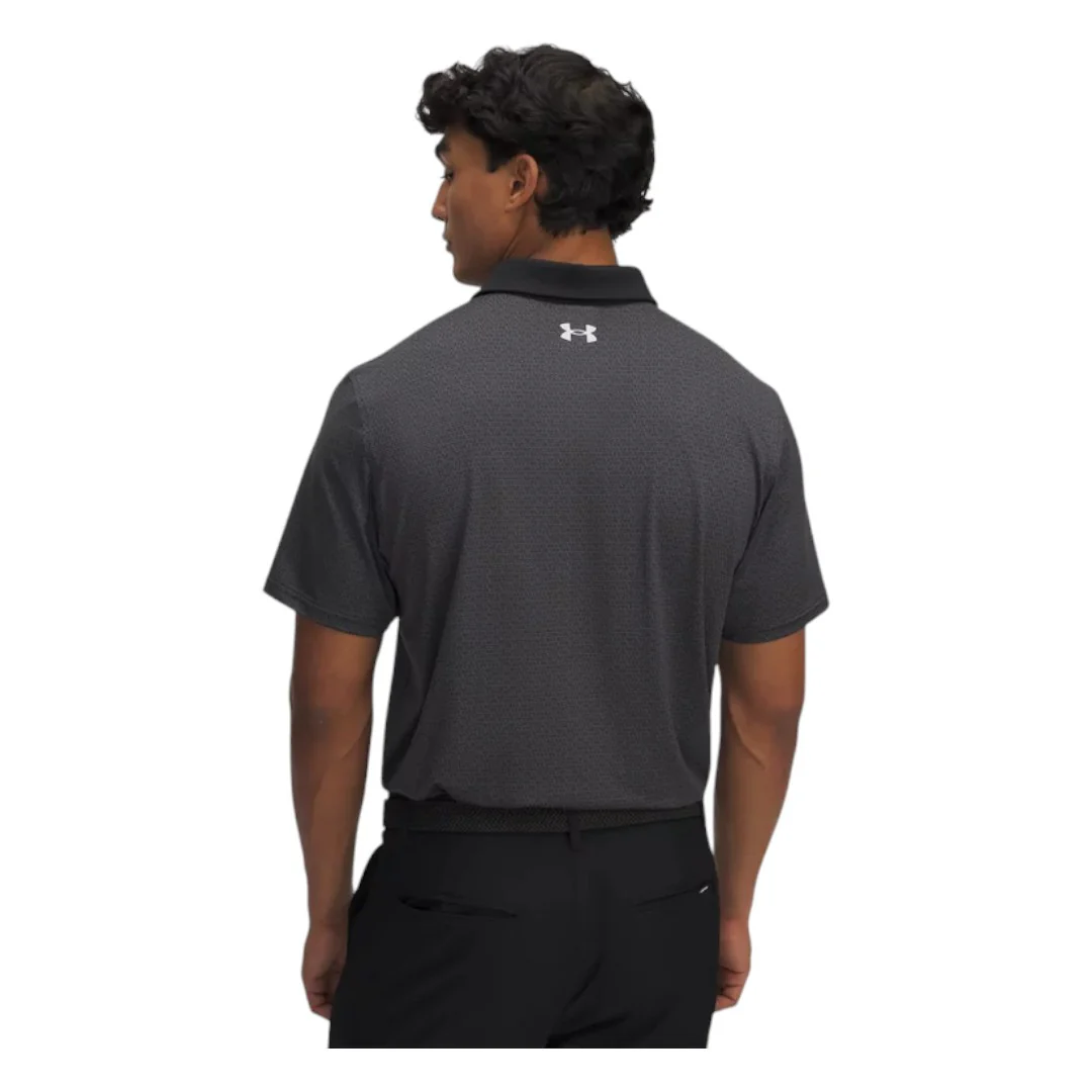 Under Armour Tee To Green Printed Golf Polo Shirt 1383715 - Image 2