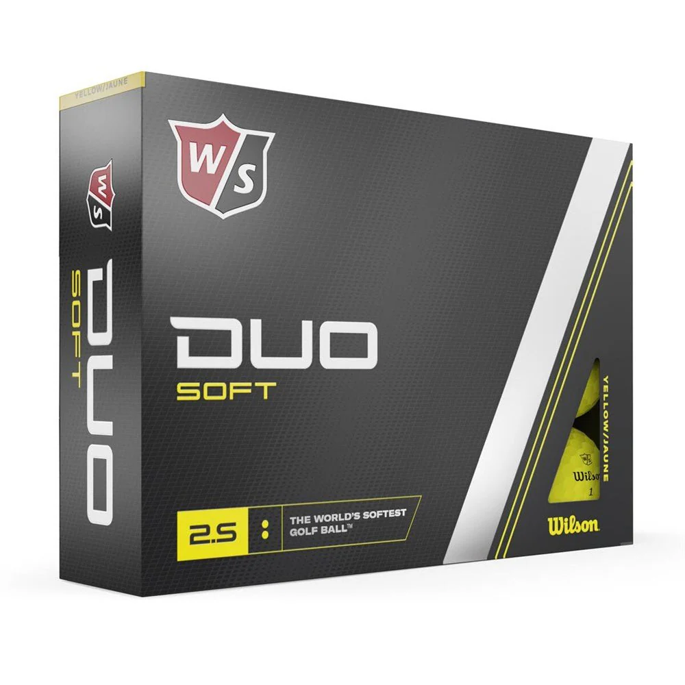 Wilson 2024 Duo Soft Golf Balls | Yellow