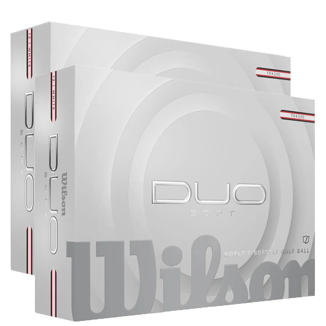 Wilson Duo Soft TRK360 Golf Balls | Double Dozen