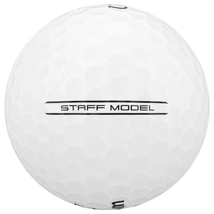 Wilson 2026 Staff Model White Golf Balls | Double Dozen - Image 3