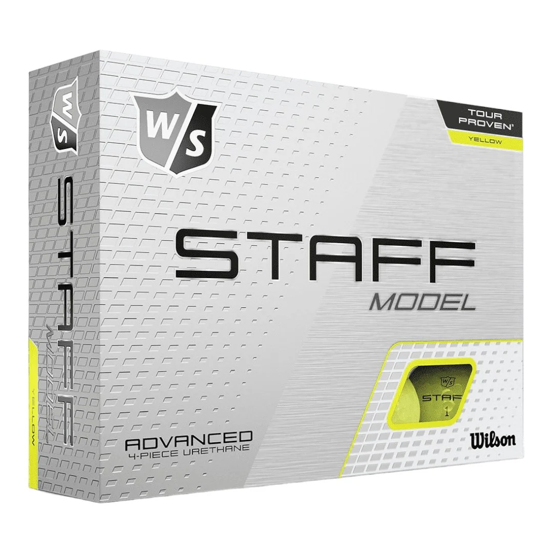 Wilson Staff Model Golf Balls | Yellow