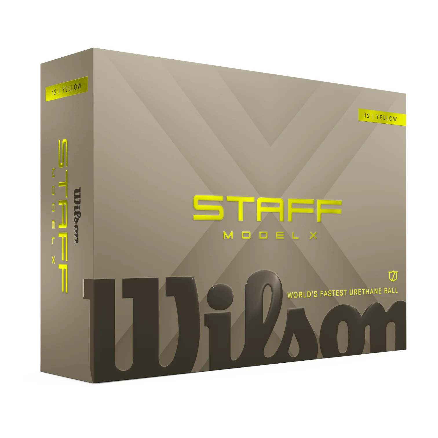 Wilson 2026 Staff Model X Golf Balls | Yellow