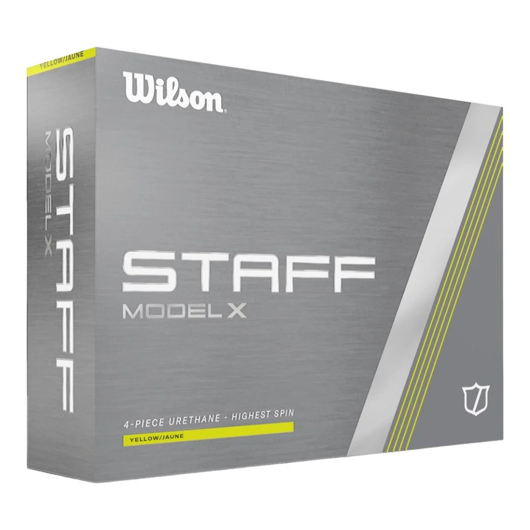 Wilson Staff Model X Golf Balls | Yellow
