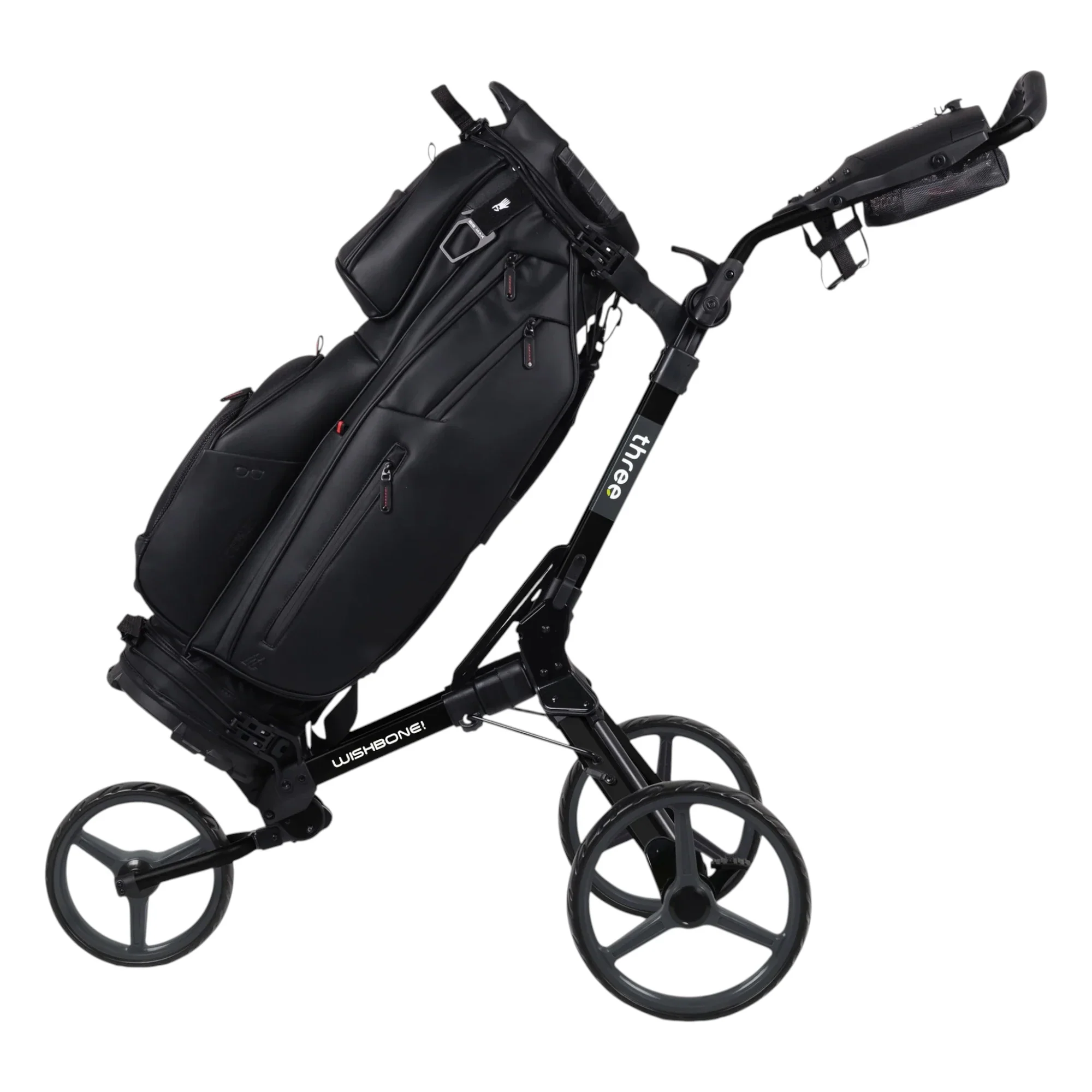 Wishbone Cube Three 3 Wheel Golf Trolley - Image 4